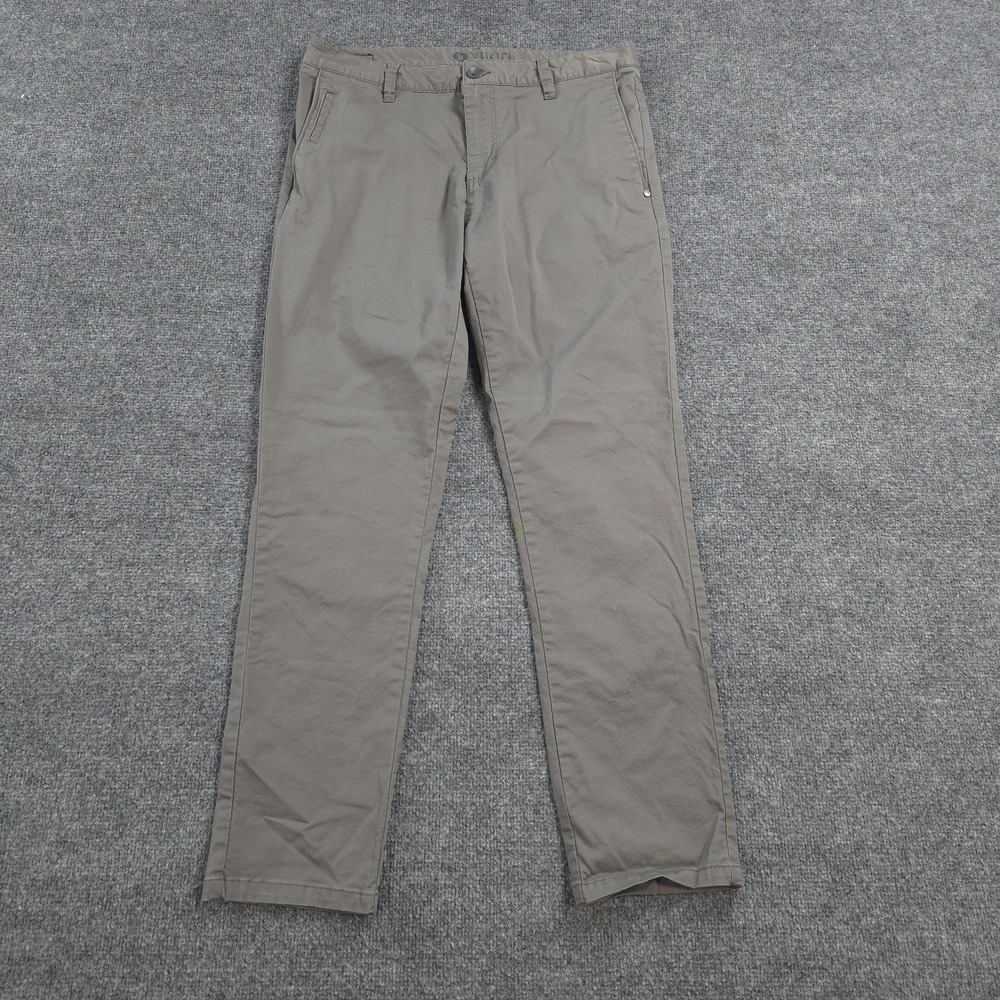 Vuori Pants Mens 34x31 Gray Collins Chino Stretch Casual Travel Performance V433